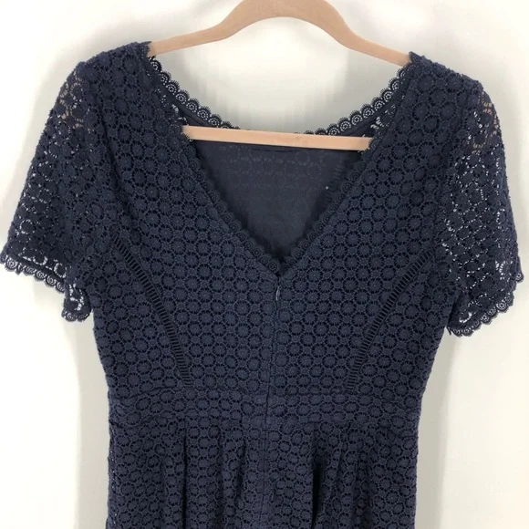 COPY - Boden Julieta Navy Lace Dress Sz 8 - Picture 10 of 11
